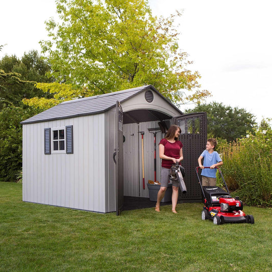 Lifetime 8 Ft. X 10 Ft. Outdoor Storage Shed - 60202 - Backyard Provider
