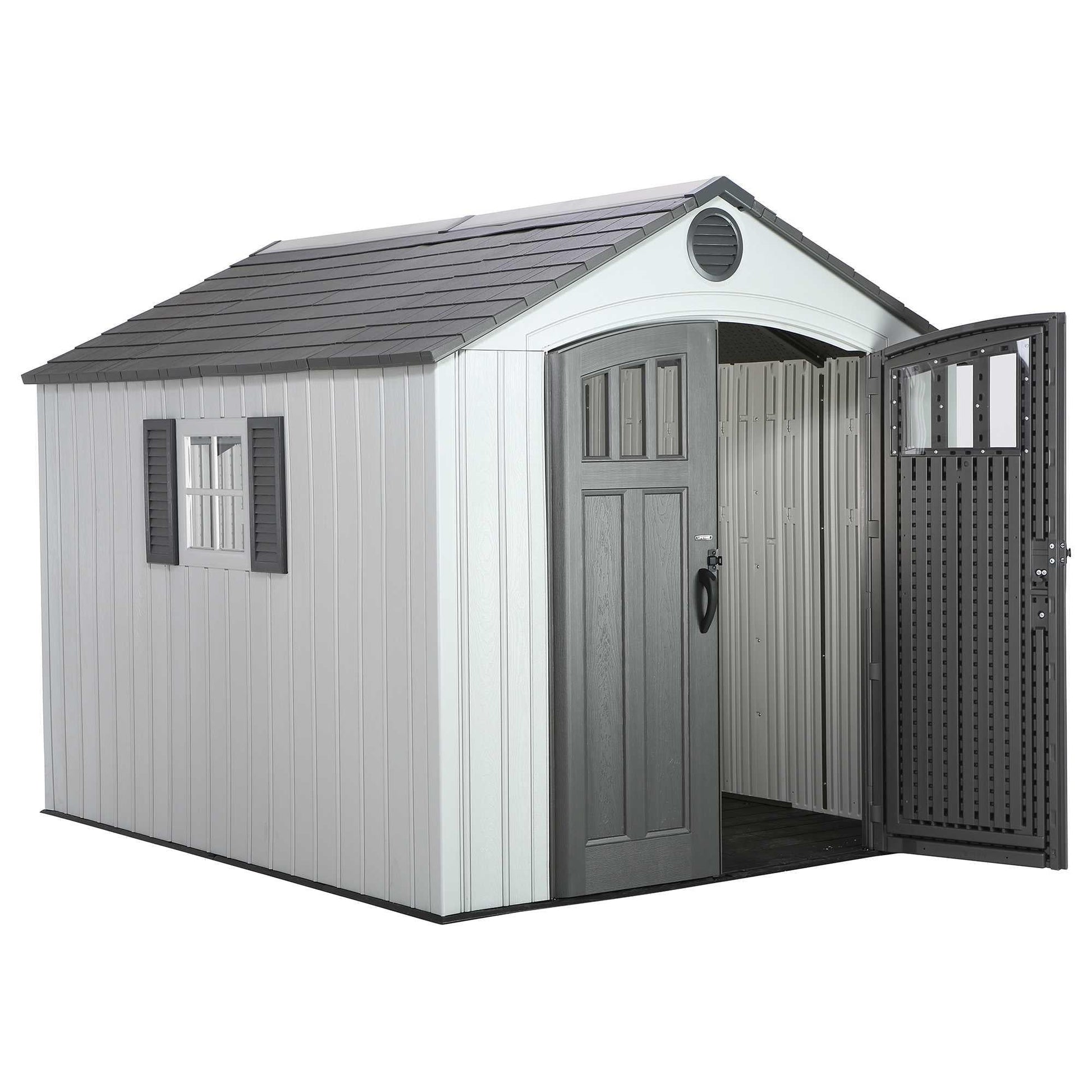 Lifetime 8 Ft. X 10 Ft. Outdoor Storage Shed - 60202 - Backyard Provider