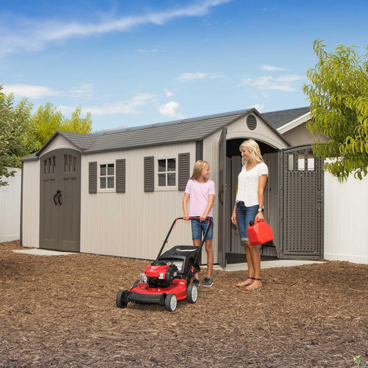 Lifetime 17.5 Ft. X 8 Ft. Outdoor Storage Shed - 60213 - Backyard Provider