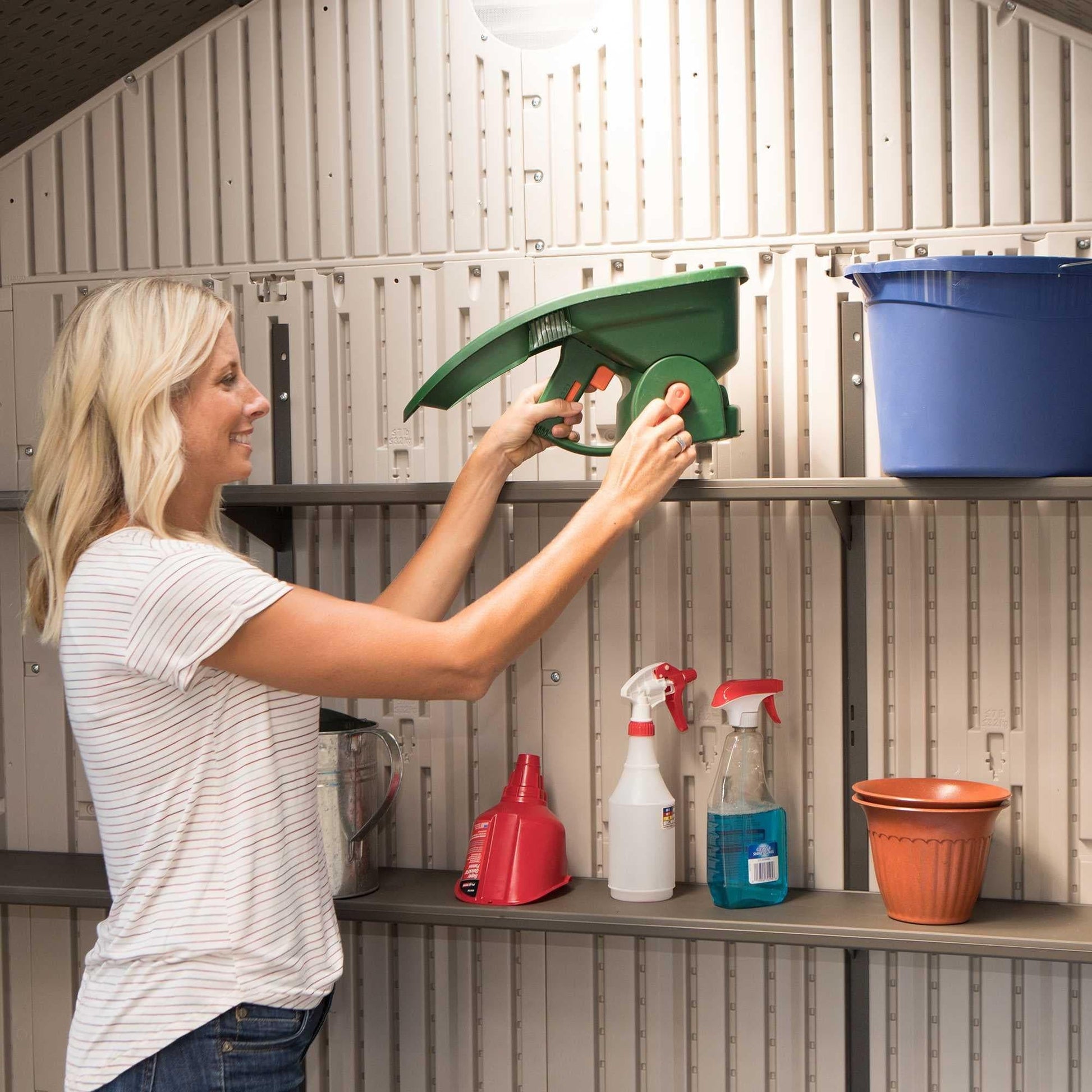 Lifetime 17.5 Ft. X 8 Ft. Outdoor Storage Shed - 60213 - Backyard Provider