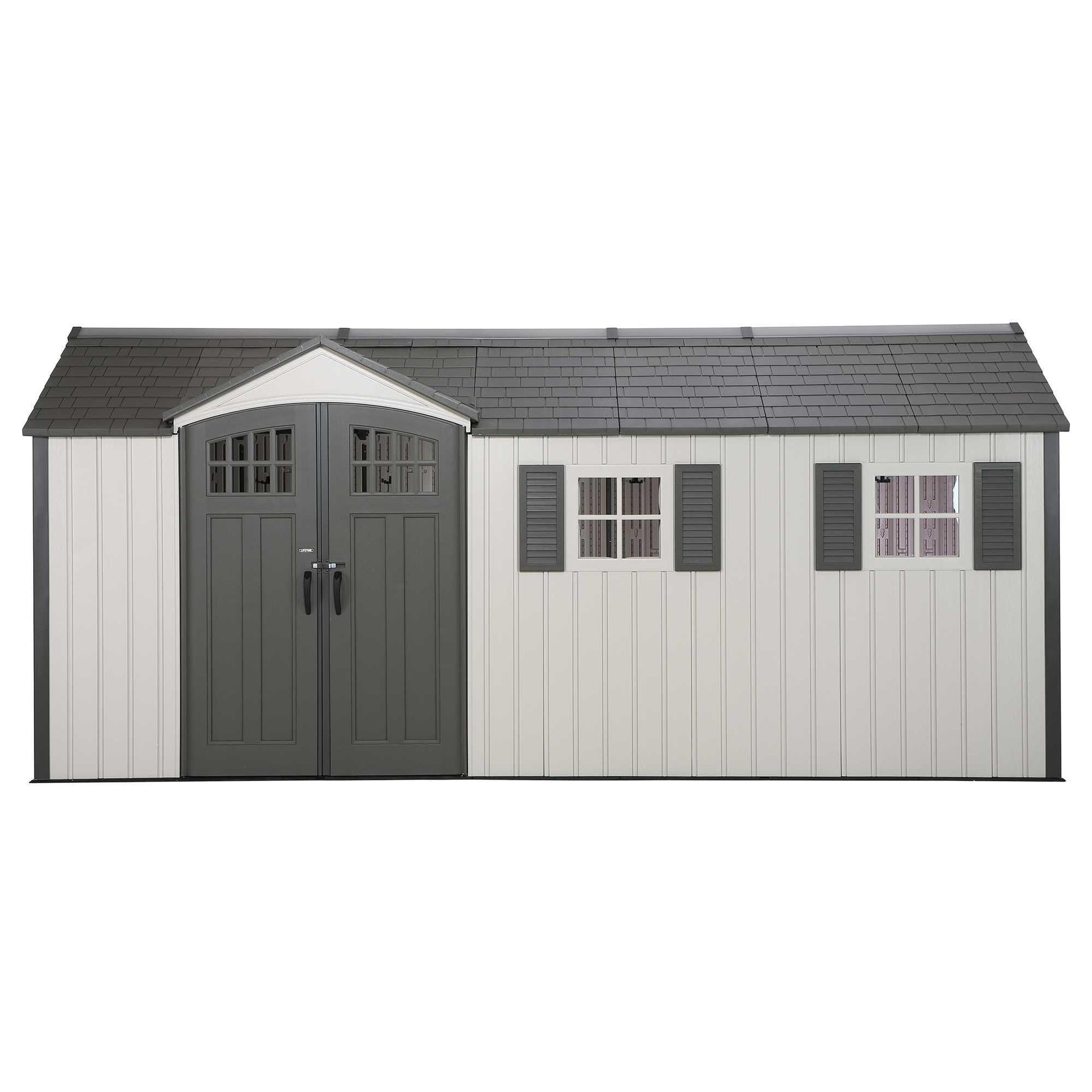 Lifetime 17.5 Ft. X 8 Ft. Outdoor Storage Shed - 60213 - Backyard Provider