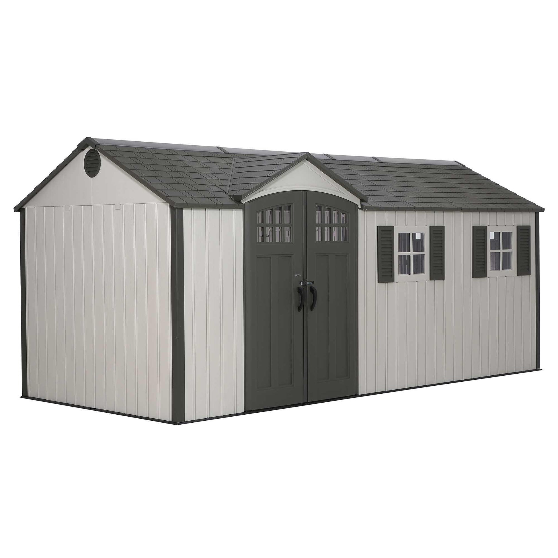 Lifetime 17.5 Ft. X 8 Ft. Outdoor Storage Shed - 60213 - Backyard Provider