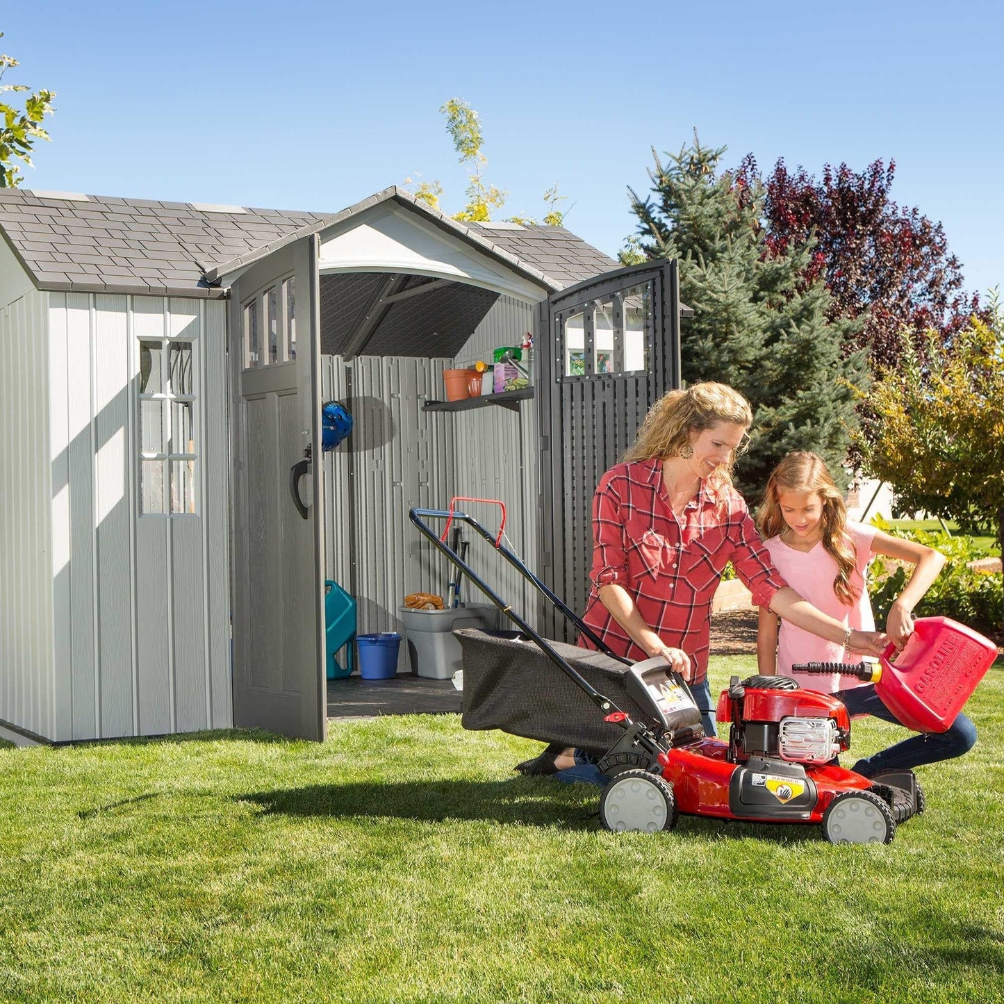 Lifetime 10 Ft. X 8 Ft. Outdoor Storage Shed - 60243 - Backyard Provider