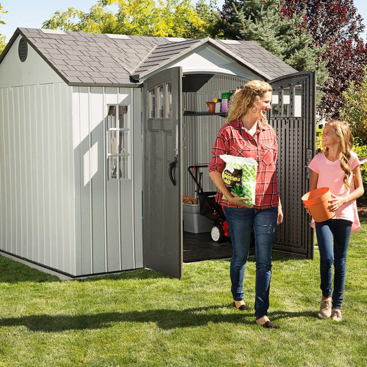 Lifetime 10 Ft. X 8 Ft. Outdoor Storage Shed - 60243 - Backyard Provider