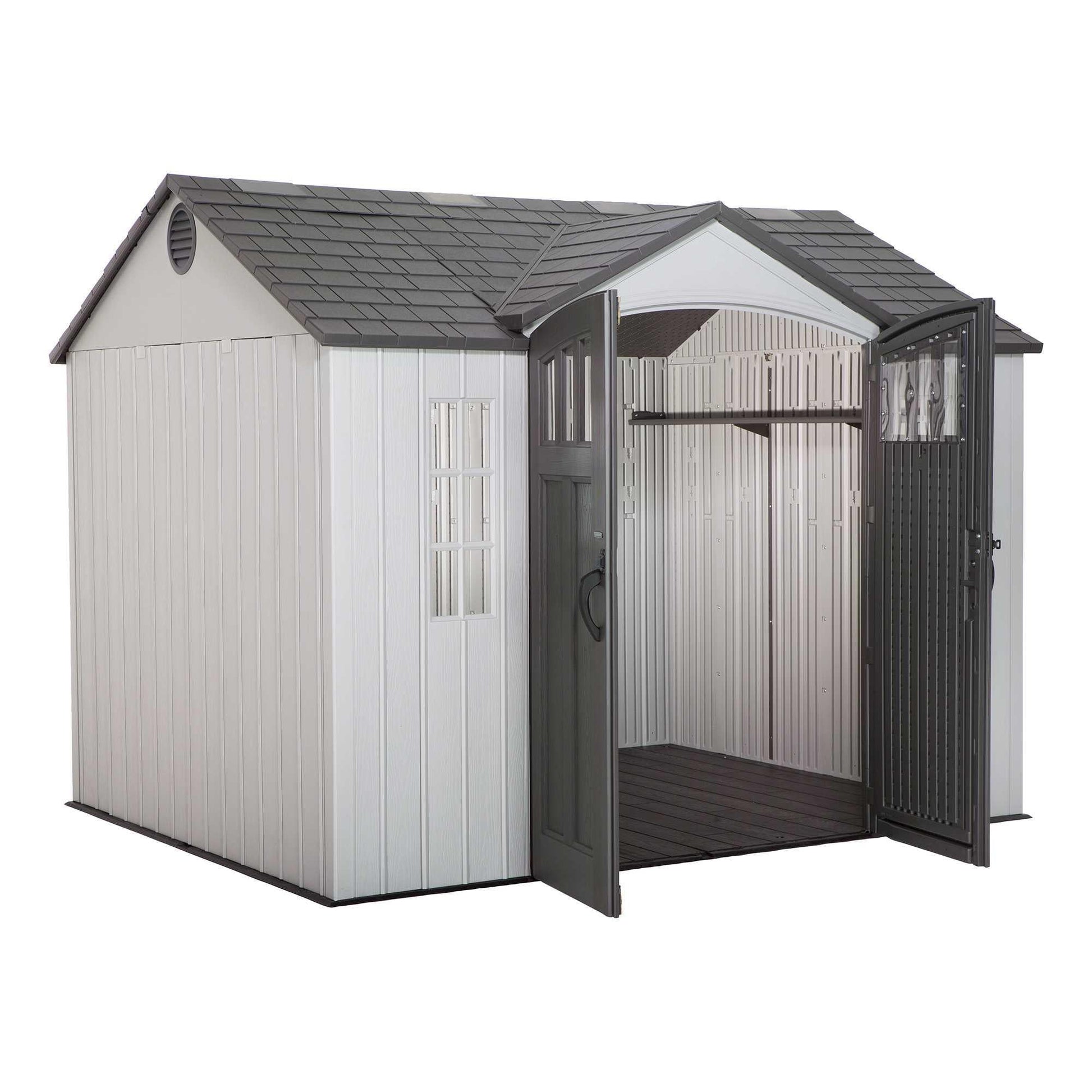Lifetime 10 Ft. X 8 Ft. Outdoor Storage Shed - 60243 - Backyard Provider