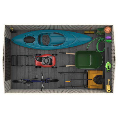 Lifetime 12.5 Ft. X 8 Ft. Outdoor Storage Shed - 60223 - Backyard Provider