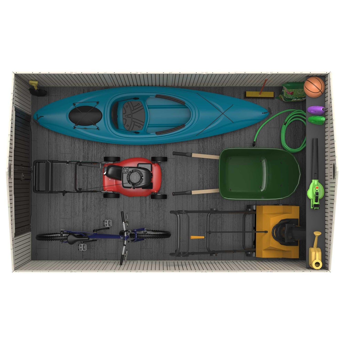 Lifetime 8 Ft. X 12.5 Ft. Outdoor Storage Shed - 60305 - Backyard Provider