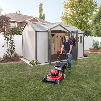 Lifetime 12.5 Ft. X 8 Ft. Outdoor Storage Shed - 60223 - Backyard Provider