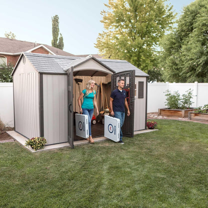 Lifetime 12.5 Ft. X 8 Ft. Outdoor Storage Shed - 60223 - Backyard Provider
