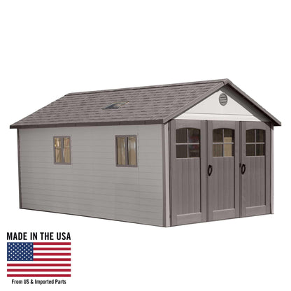 Lifetime 11 Ft. X 18.5 Ft. Outdoor Storage Shed - 60236 - Backyard Provider