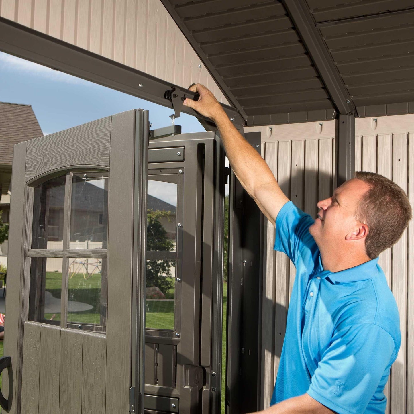 Lifetime 11 Ft. X 21 Ft. Outdoor Storage Shed - 60237 - Backyard Provider
