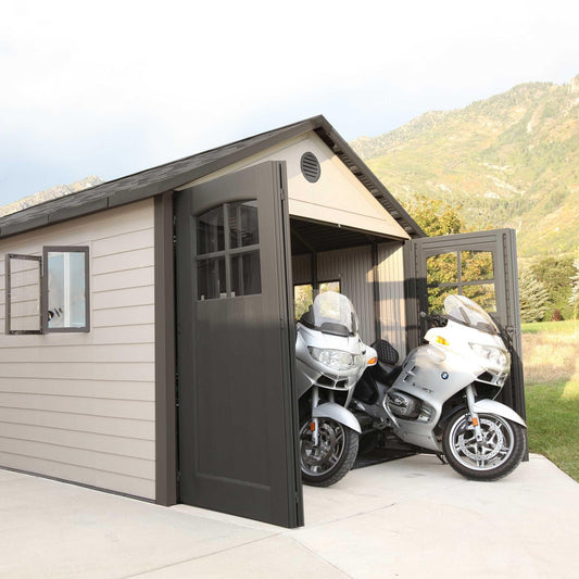 Lifetime 11 Ft. X 18.5 Ft. Outdoor Storage Shed - 60236 - Backyard Provider