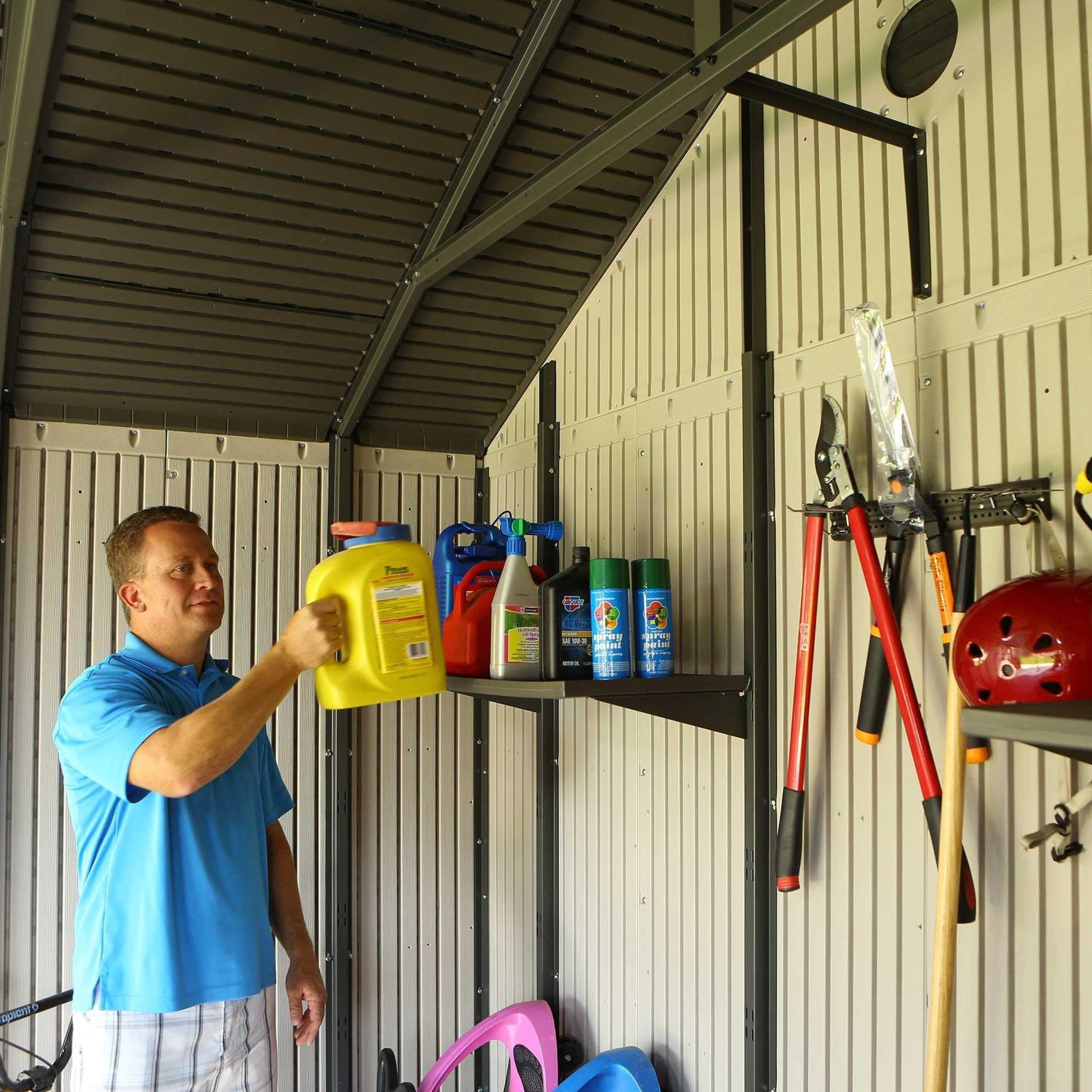 Lifetime 11 Ft. X 21 Ft. Outdoor Storage Shed - 60237 - Backyard Provider