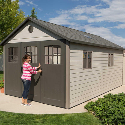 Lifetime 11 Ft. X 18.5 Ft. Outdoor Storage Shed - 60236 - Backyard Provider