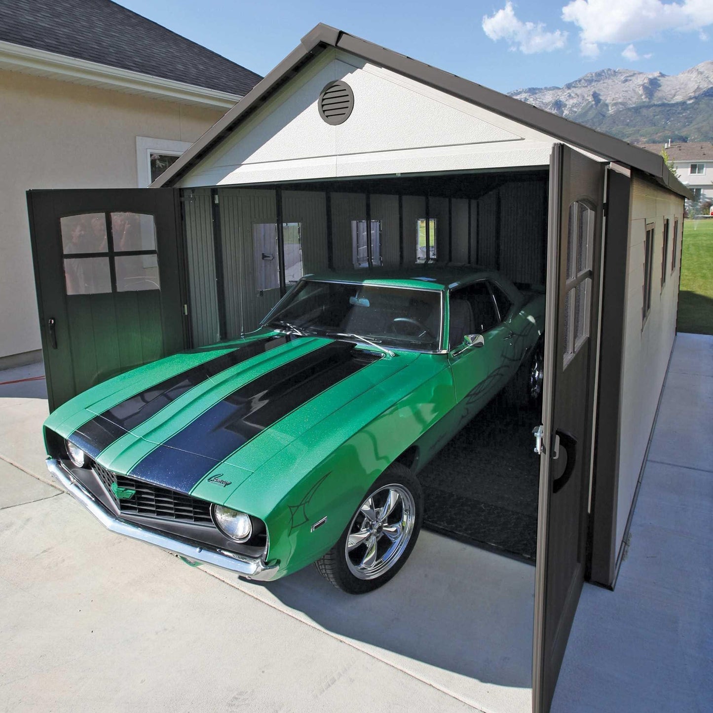 Lifetime 11 Ft. X 21 Ft. Outdoor Storage Shed - 60237 - Backyard Provider