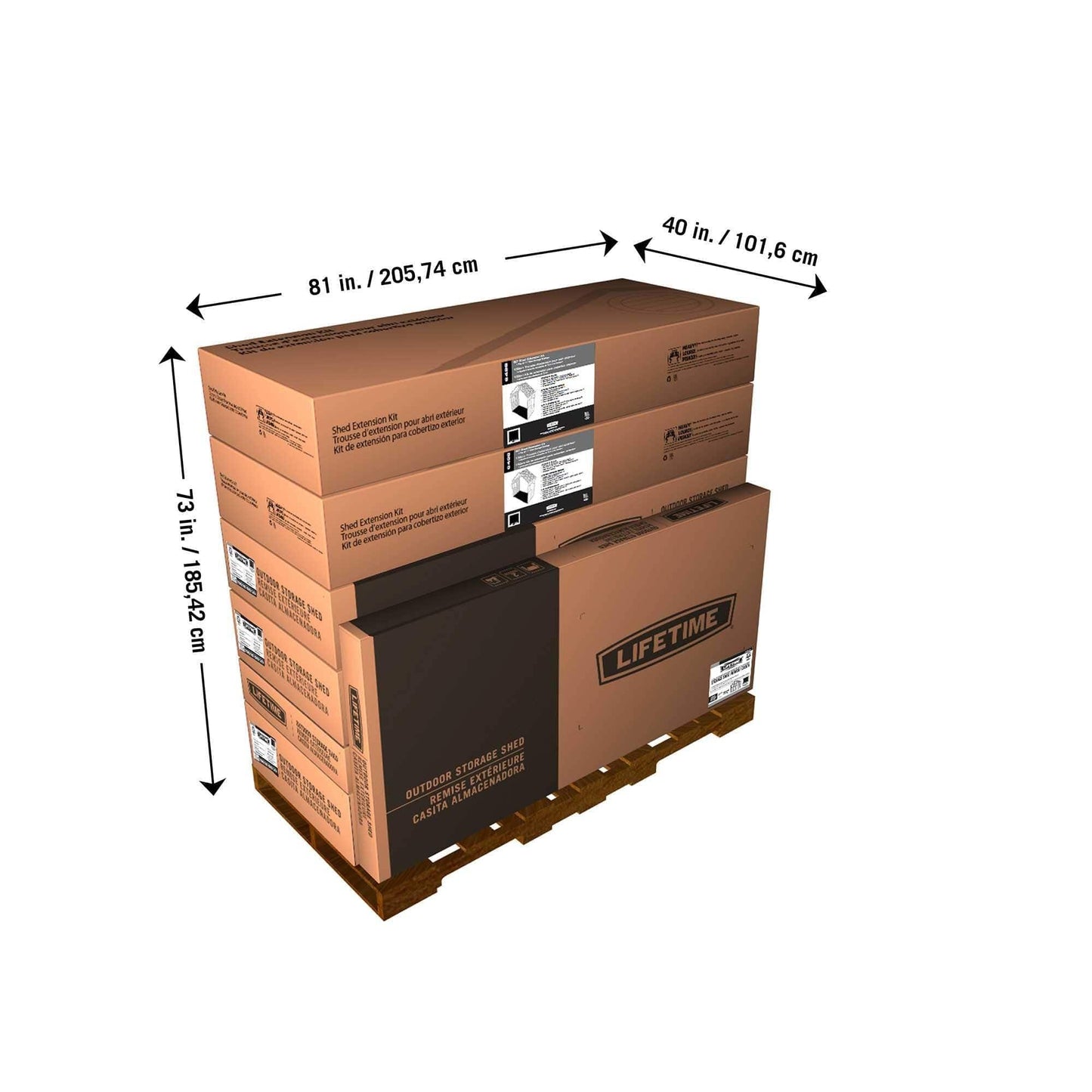 Lifetime 11 Ft. X 21 Ft. Outdoor Storage Shed - 60237 - Backyard Provider