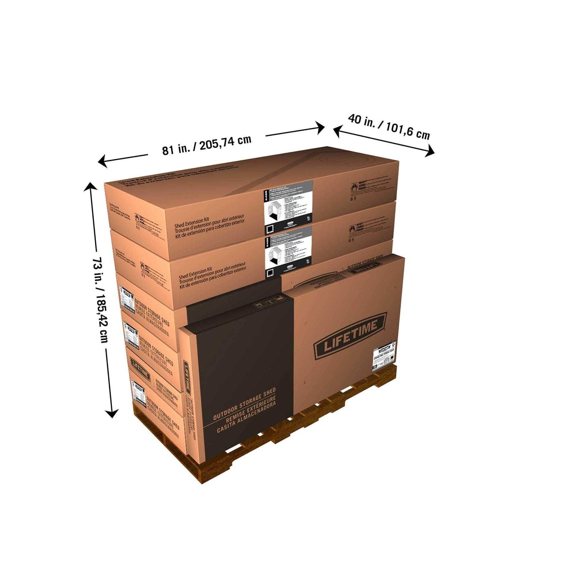 Lifetime 11 Ft. X 21 Ft. Outdoor Storage Shed - 60237 - Backyard Provider