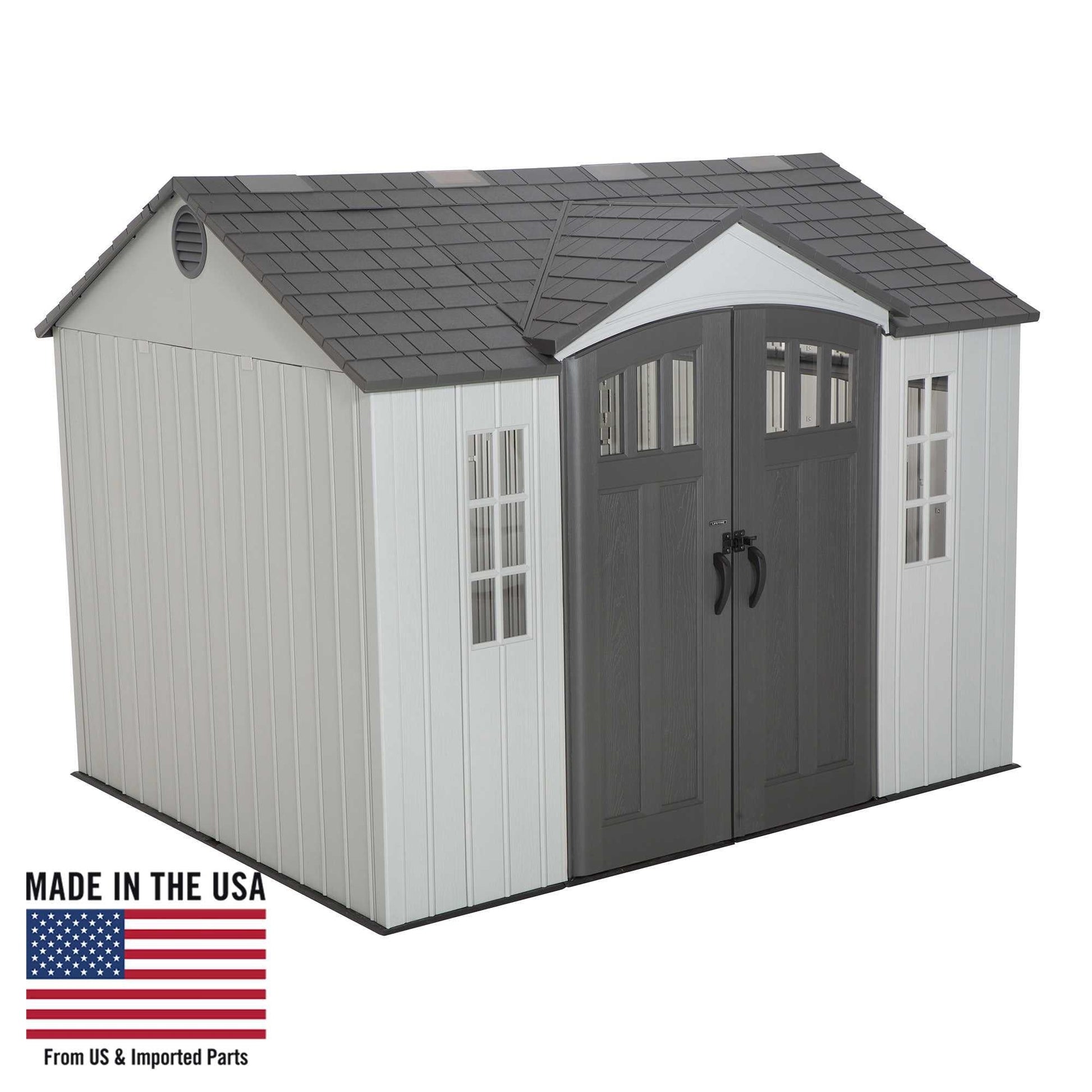Lifetime 10 Ft. X 8 Ft. Outdoor Storage Shed - 60243 - Backyard Provider