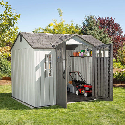 Lifetime 10 Ft. X 8 Ft. Outdoor Storage Shed - 60243 - Backyard Provider