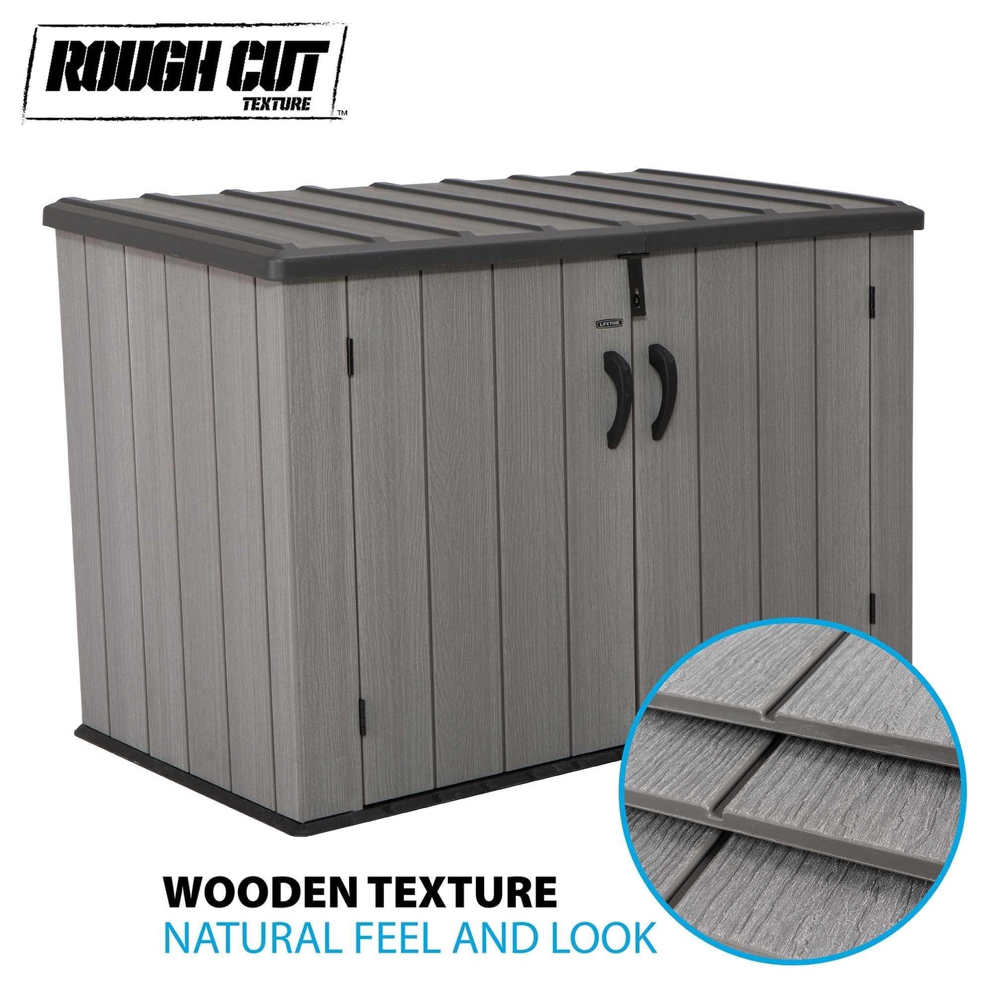 Lifetime Horizontal Storage Shed - 60296U - Backyard Provider