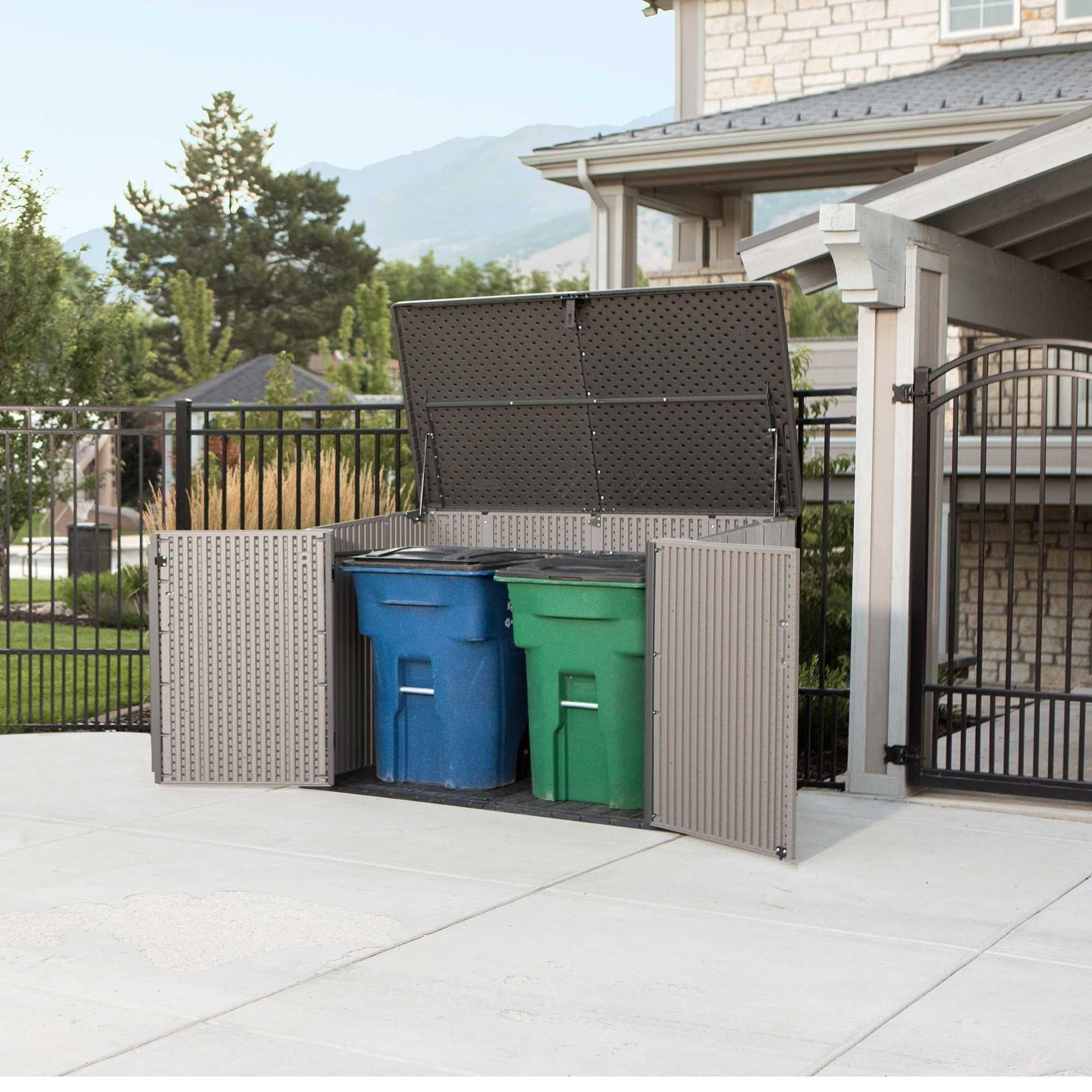 Lifetime Horizontal Storage Shed - 60296U - Backyard Provider
