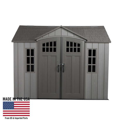 Lifetime 10 Ft. X 8 Ft. Outdoor Storage Shed - 60330 - Backyard Provider