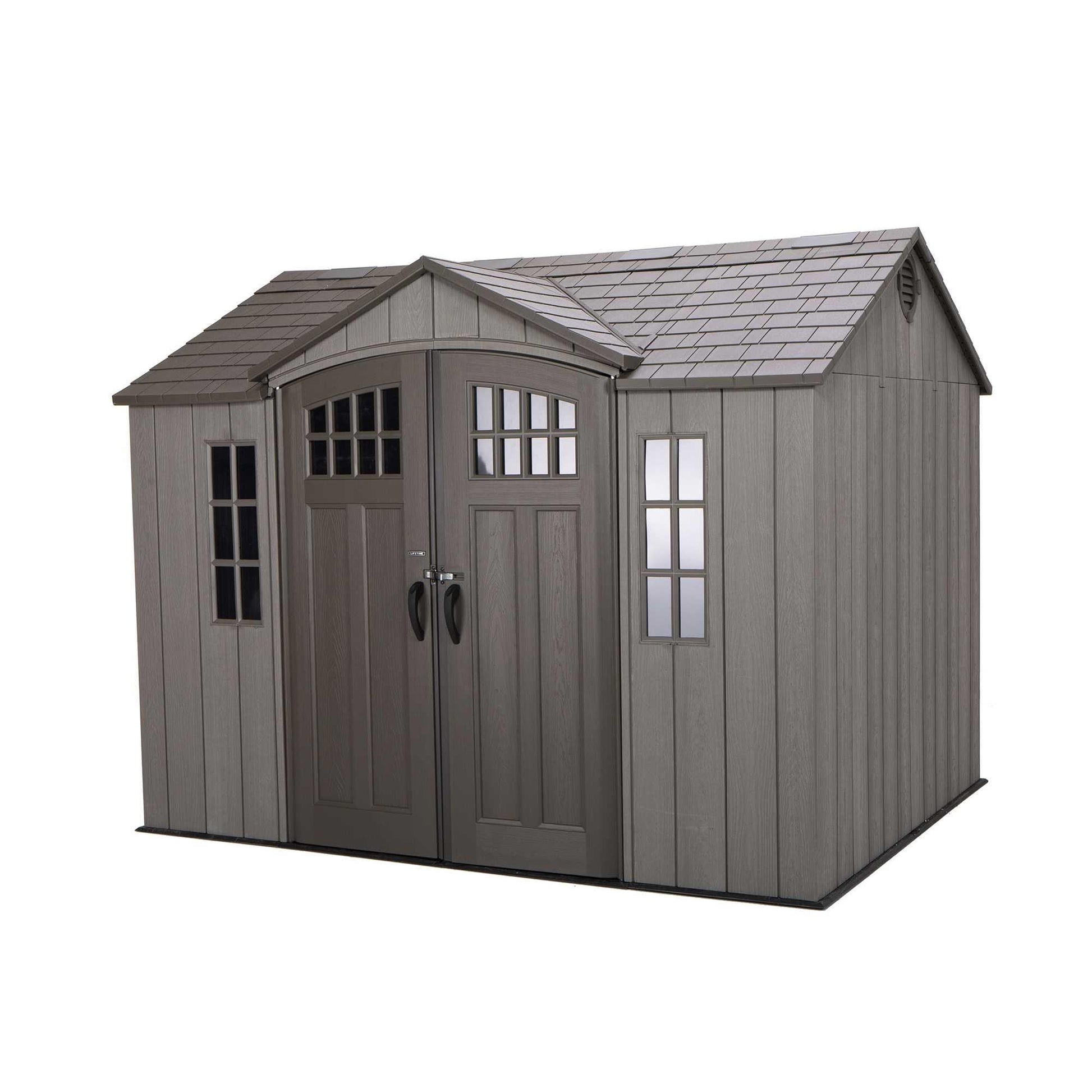 Lifetime 10 Ft. X 8 Ft. Outdoor Storage Shed - 60330 - Backyard Provider