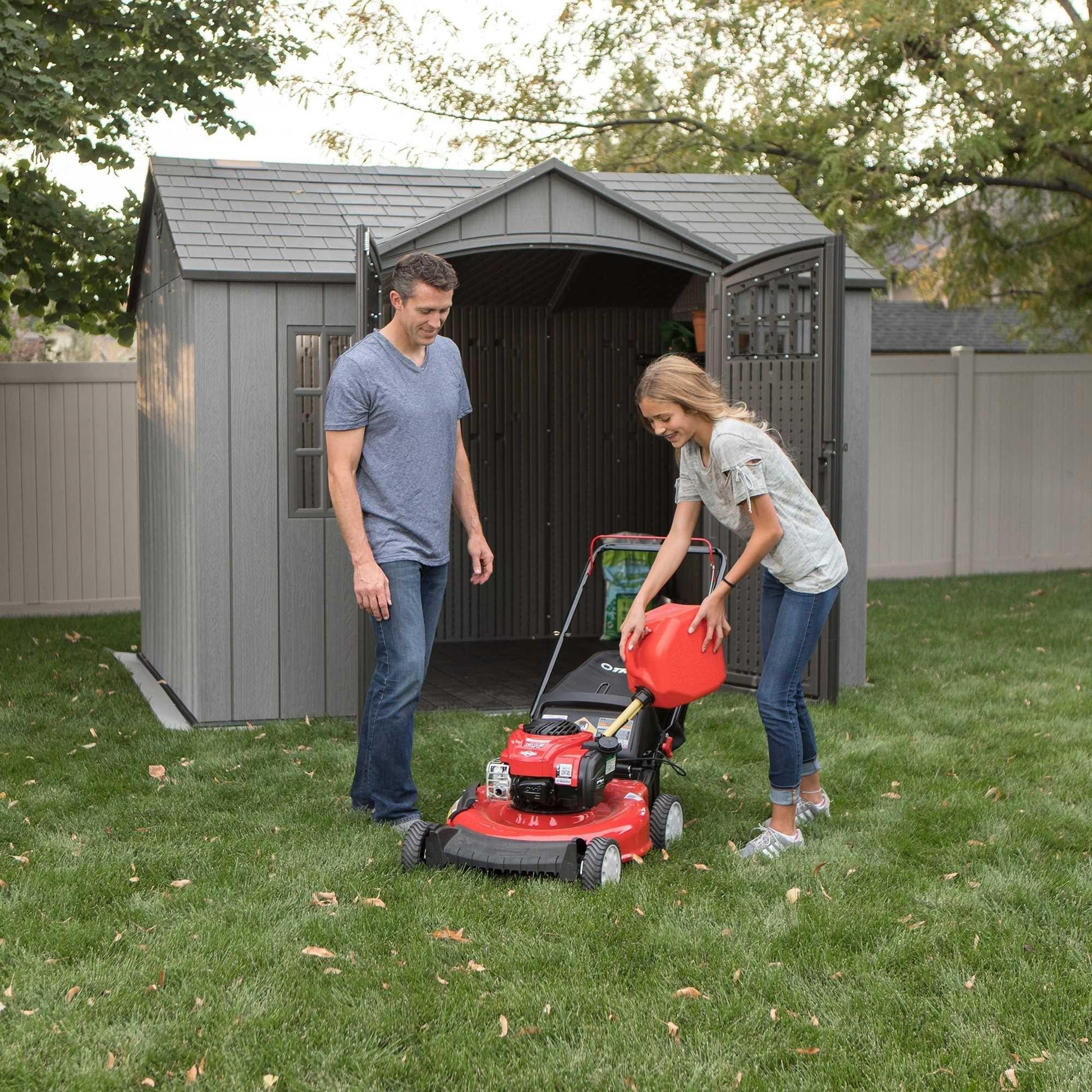 Lifetime 10 Ft. X 8 Ft. Outdoor Storage Shed - 60330 - Backyard Provider