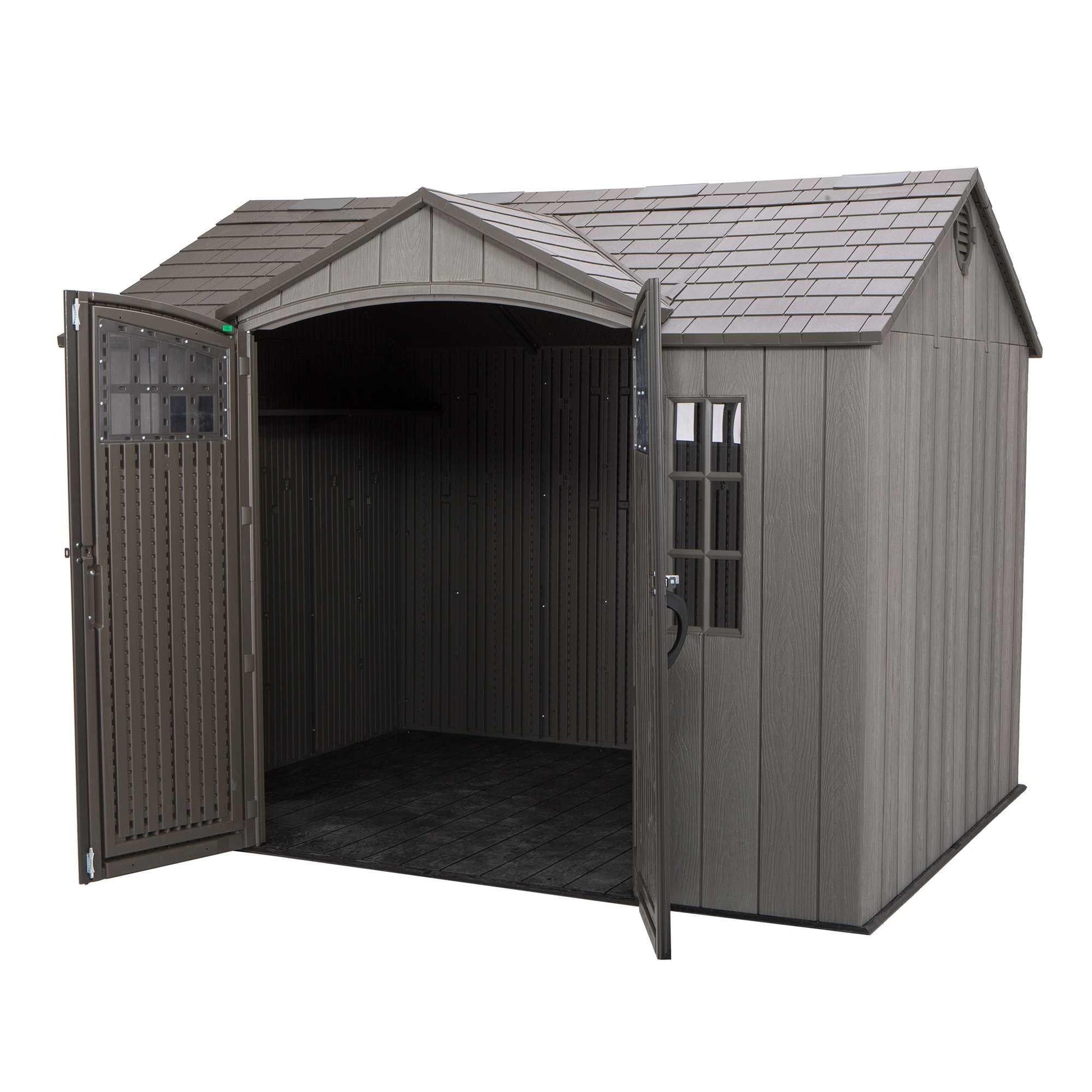 Lifetime 10 Ft. X 8 Ft. Outdoor Storage Shed - 60330 - Backyard Provider