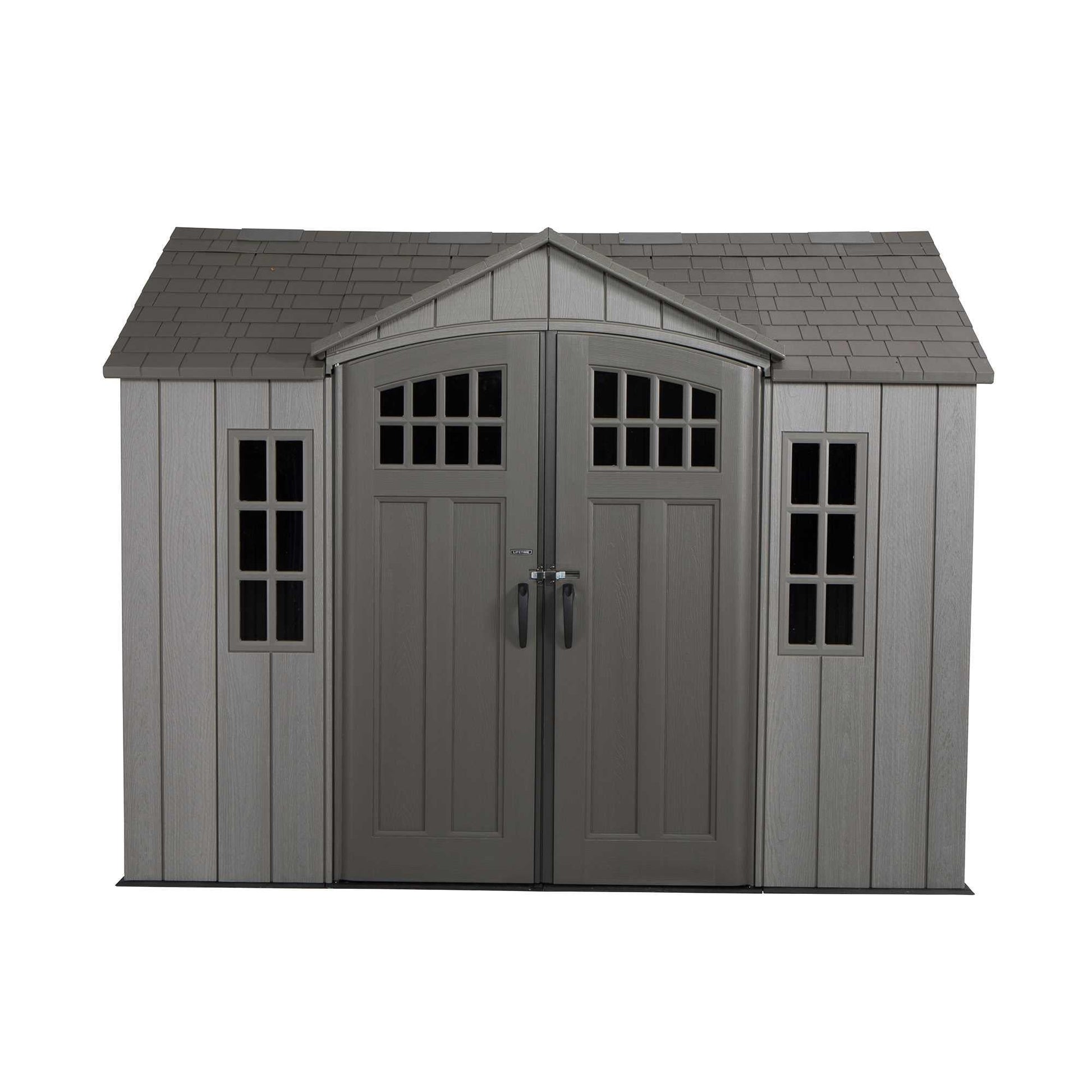 Lifetime 10 Ft. X 8 Ft. Outdoor Storage Shed - 60330 - Backyard Provider