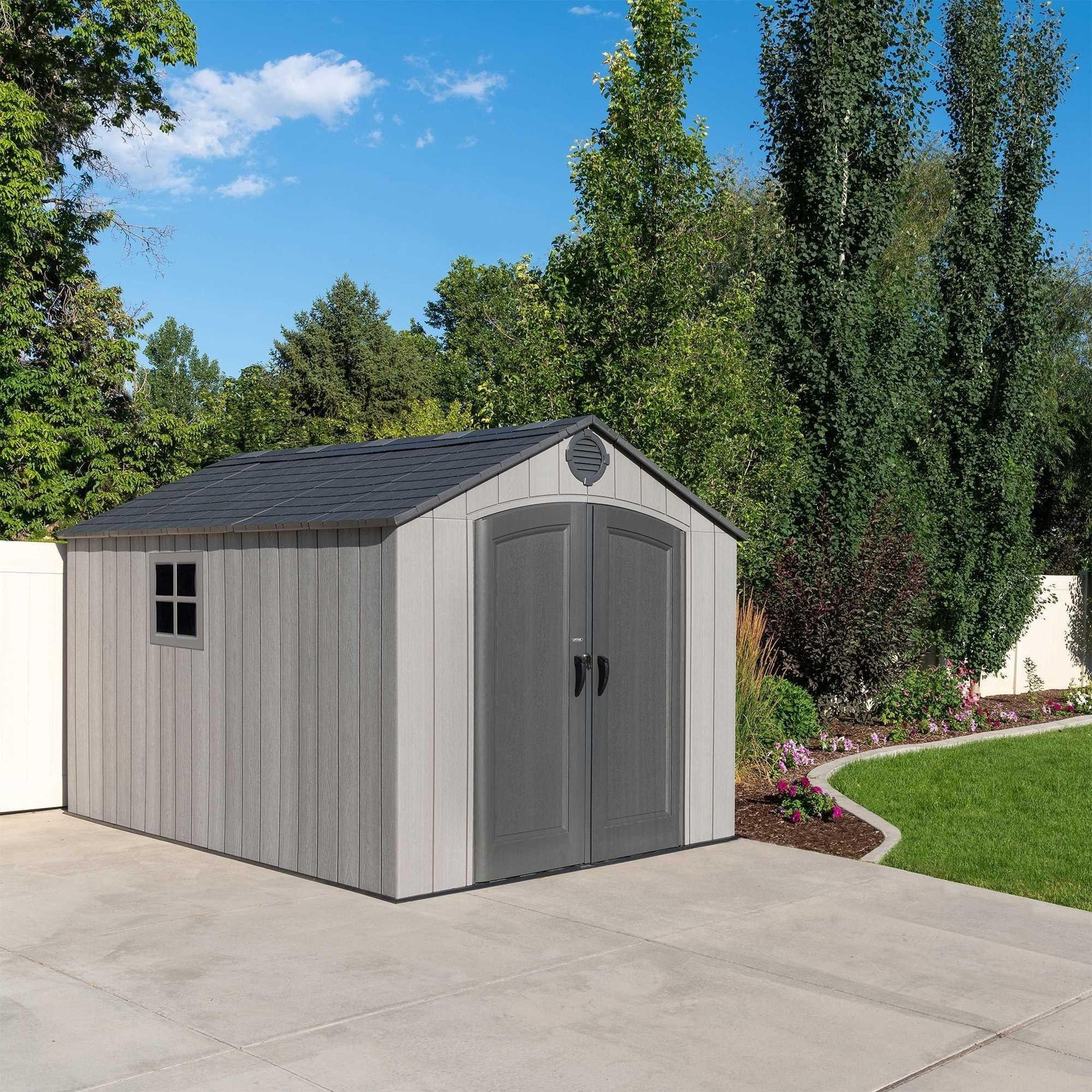 Lifetime 8 Ft. X 12.5 Ft. Outdoor Storage Shed - 60305 - Backyard Provider