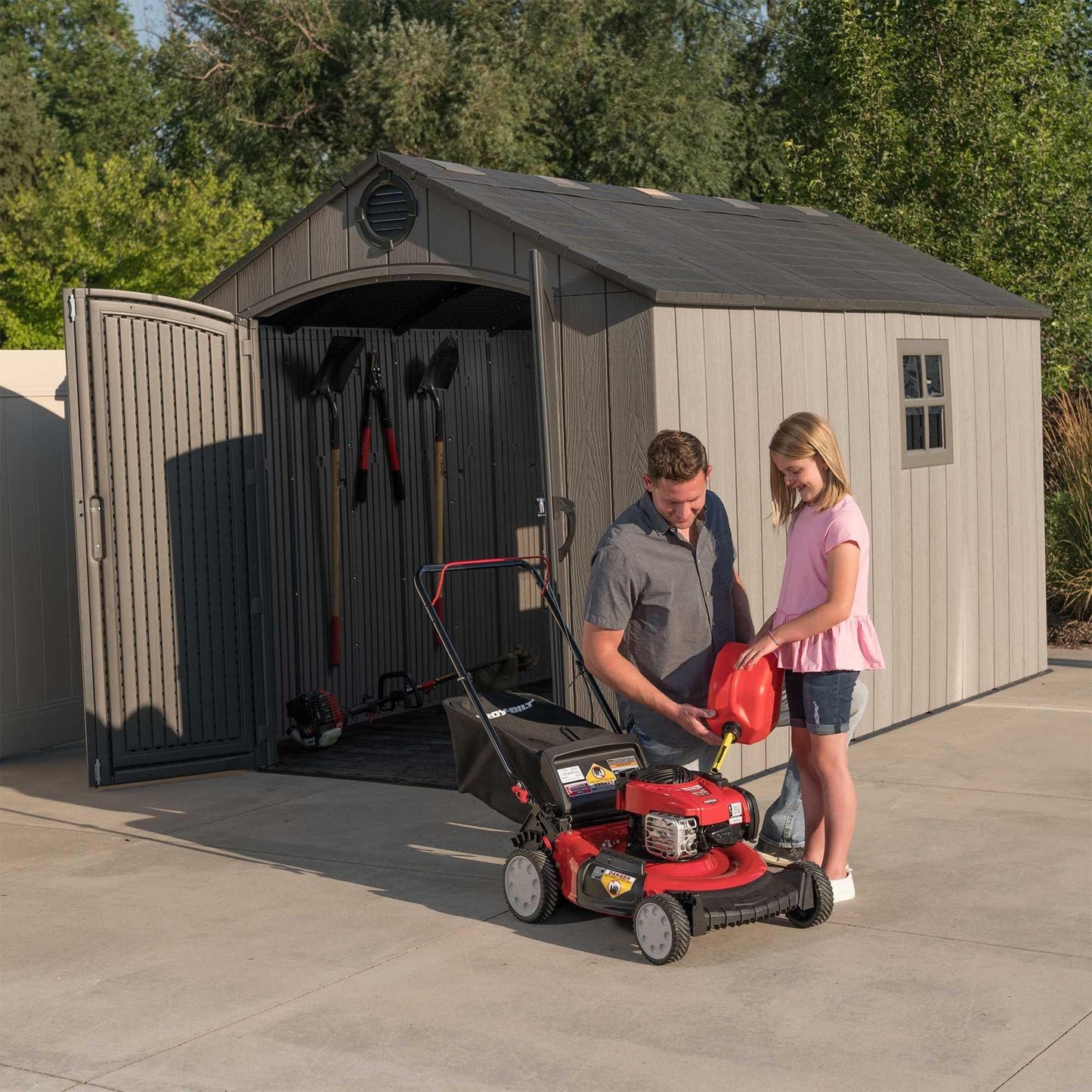 Lifetime 8 Ft. X 12.5 Ft. Outdoor Storage Shed - 60305 - Backyard Provider