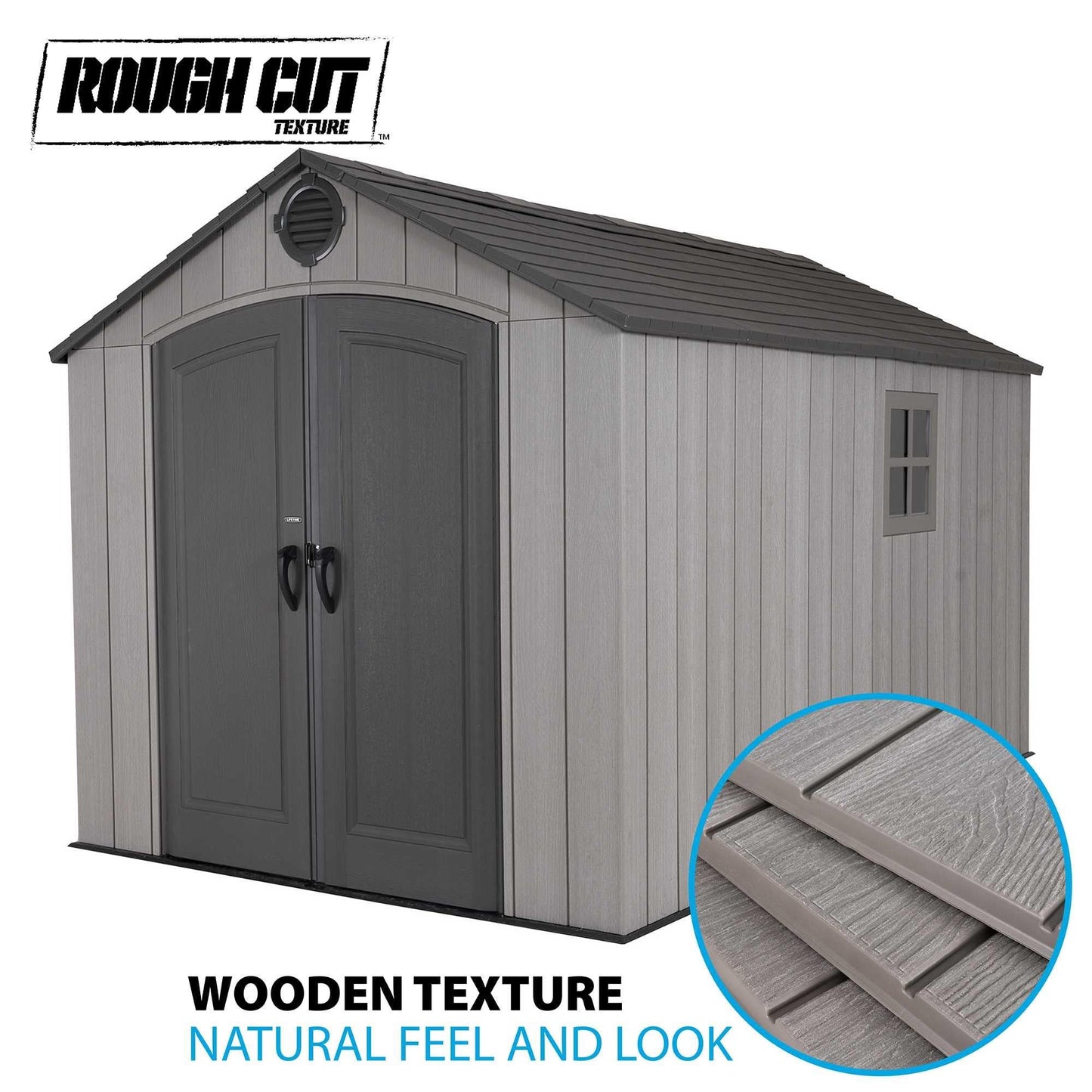 Lifetime 8 Ft. X 12.5 Ft. Outdoor Storage Shed - 60305 - Backyard Provider