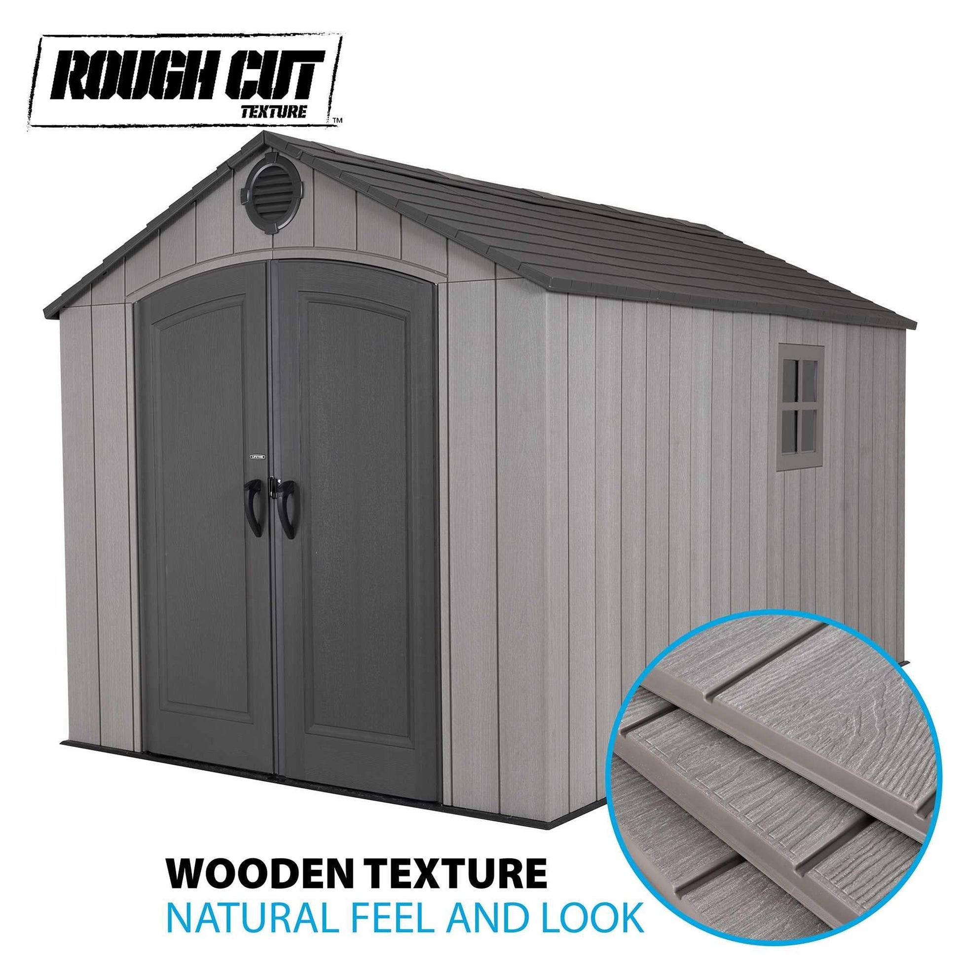 Lifetime 8 Ft. X 12.5 Ft. Outdoor Storage Shed - 60305 - Backyard Provider