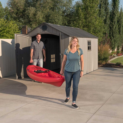 Lifetime 8 Ft. X 12.5 Ft. Outdoor Storage Shed - 60305 - Backyard Provider