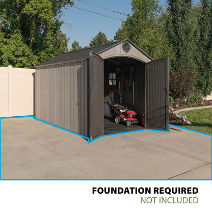 Lifetime 8 Ft. X 12.5 Ft. Outdoor Storage Shed - 60305 - Backyard Provider