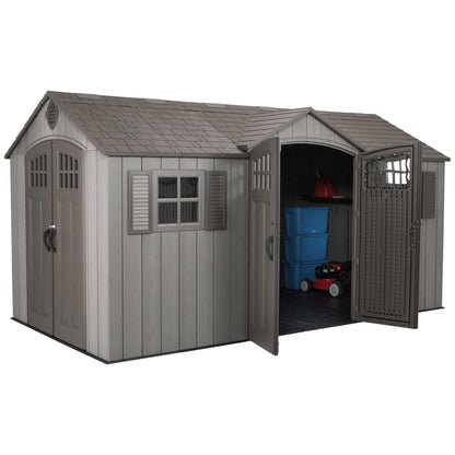 Lifetime 15 Ft X 8 Ft Outdoor Storage Shed - 60318 - Backyard Provider