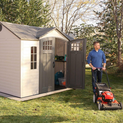 Lifetime 10 Ft. X 8 Ft. Outdoor Storage Shed - 60333 - Backyard Provider