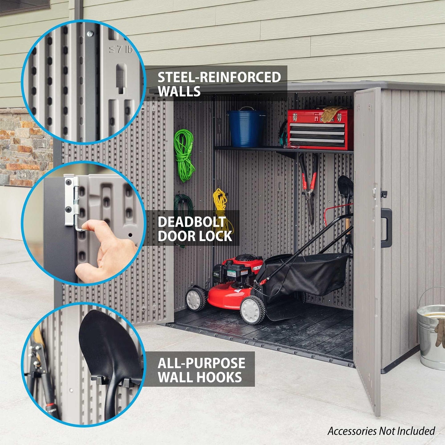 Lifetime Utility Shed - 60331U - Backyard Provider