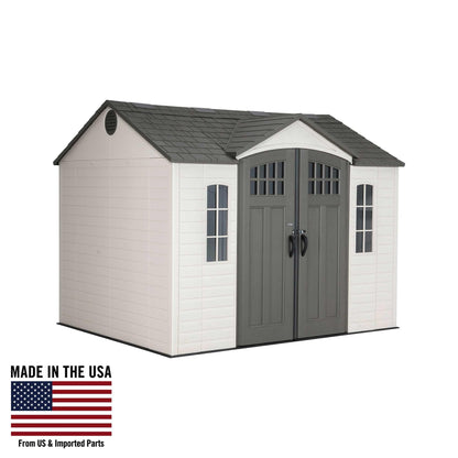 Lifetime 10 Ft. X 8 Ft. Outdoor Storage Shed - 60333 - Backyard Provider