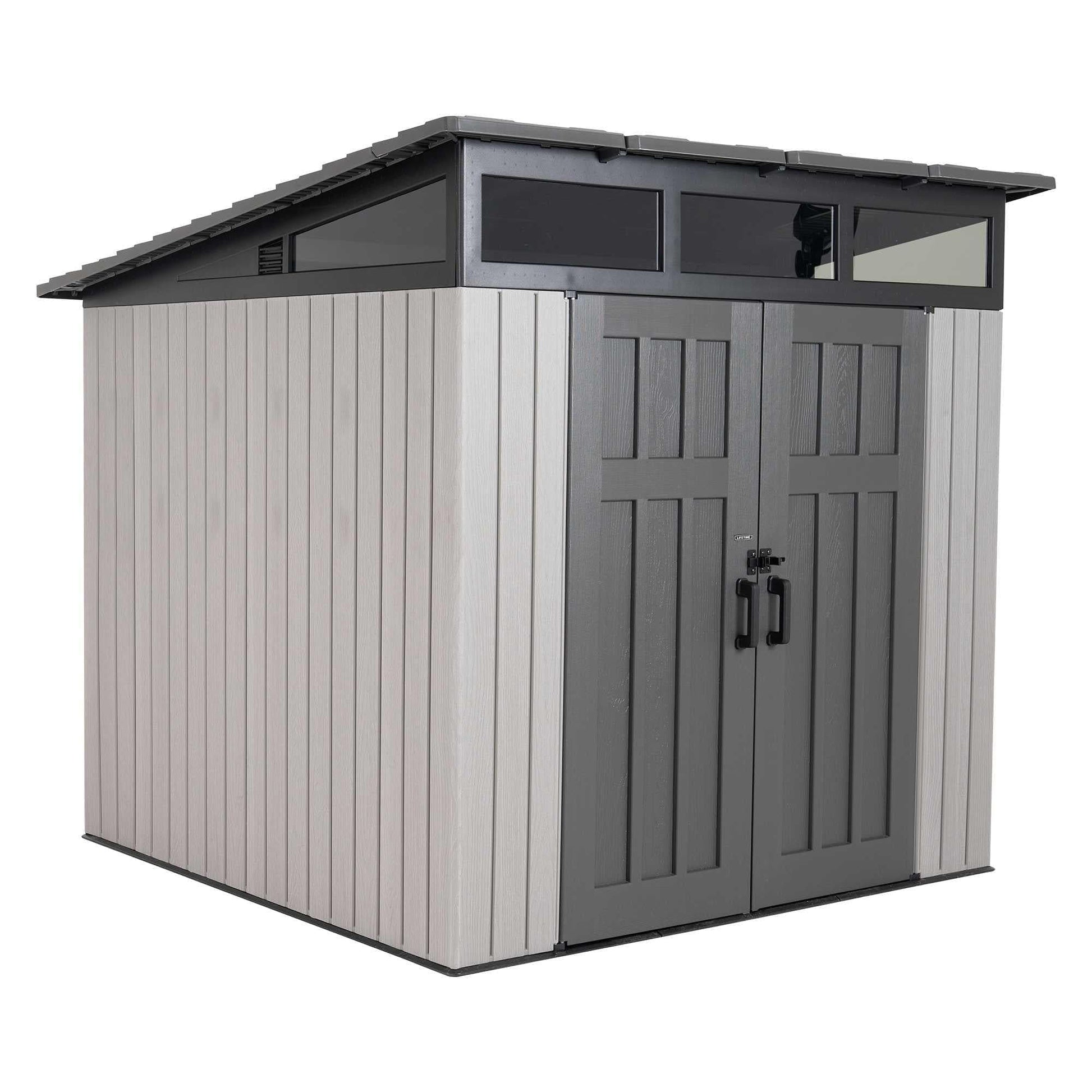 Lifetime 8.3 Ft. X 8.3 Ft. Outdoor Storage Shed - 60336 - Backyard Provider