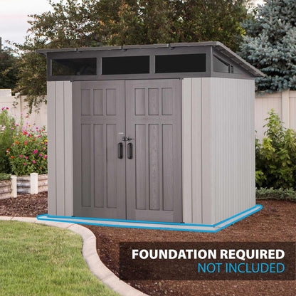 Lifetime 8.3 Ft. X 8.3 Ft. Outdoor Storage Shed - 60336 - Backyard Provider