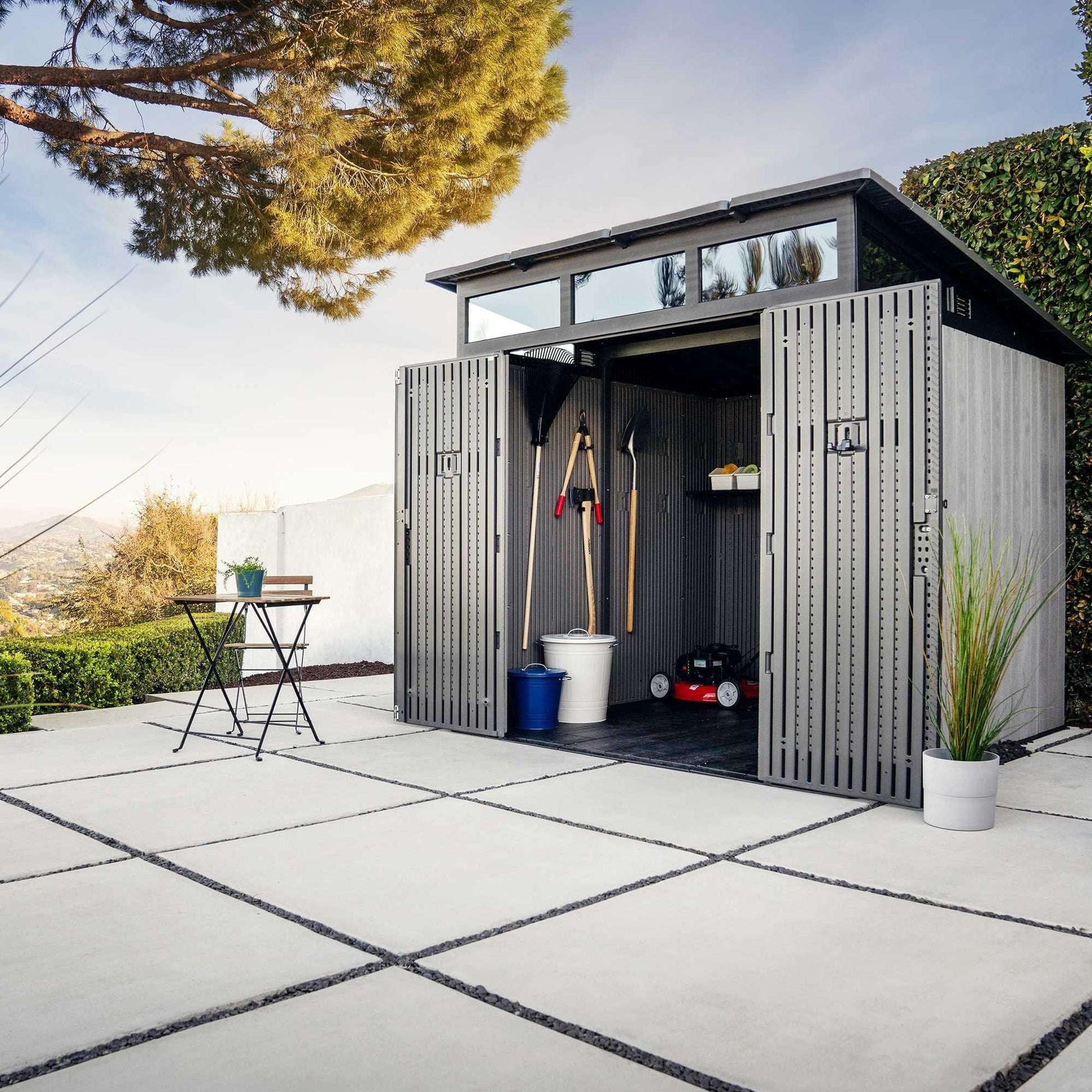 Lifetime 8.3 Ft. X 8.3 Ft. Outdoor Storage Shed - 60336 - Backyard Provider