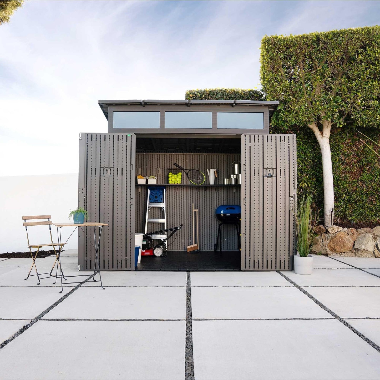 Lifetime 8.3 Ft. X 8.3 Ft. Outdoor Storage Shed - 60336 - Backyard Provider