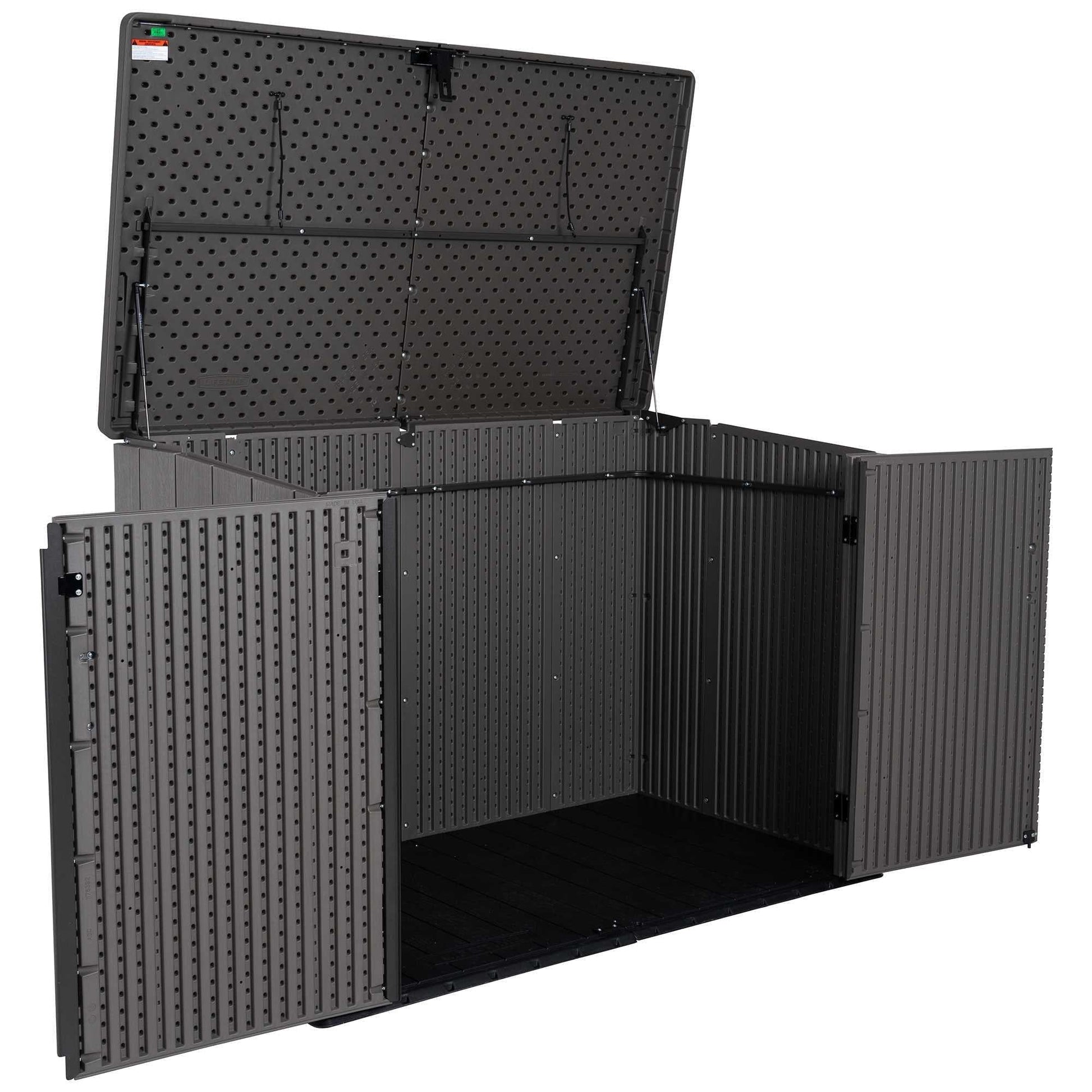 Lifetime Horizontal Storage Shed (75 Cubic Feet) - 60341 - Backyard Provider