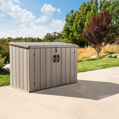 Lifetime Horizontal Storage Shed (75 Cubic Feet) - 60341 - Backyard Provider
