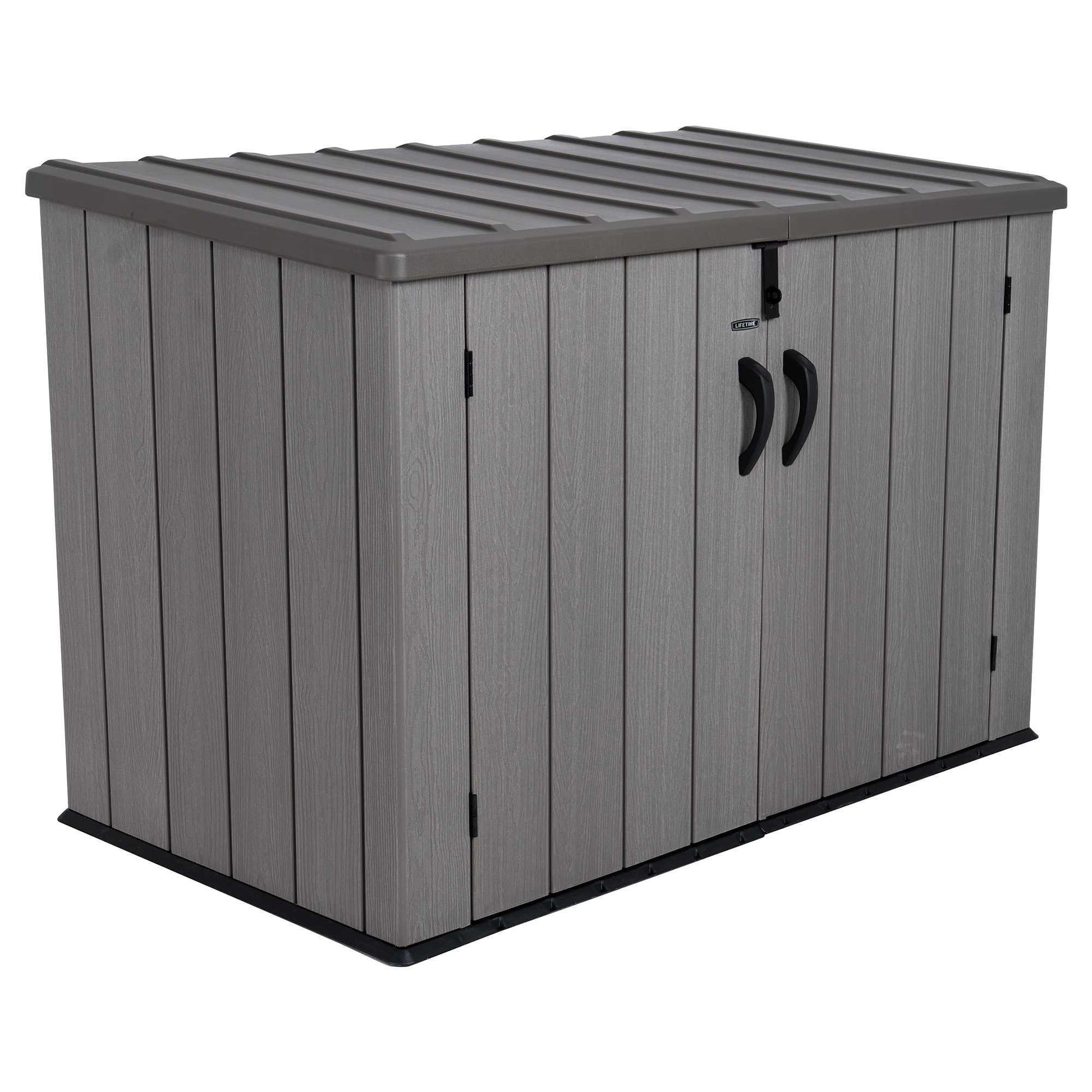 Lifetime Horizontal Storage Shed (75 Cubic Feet) - 60341 - Backyard Provider