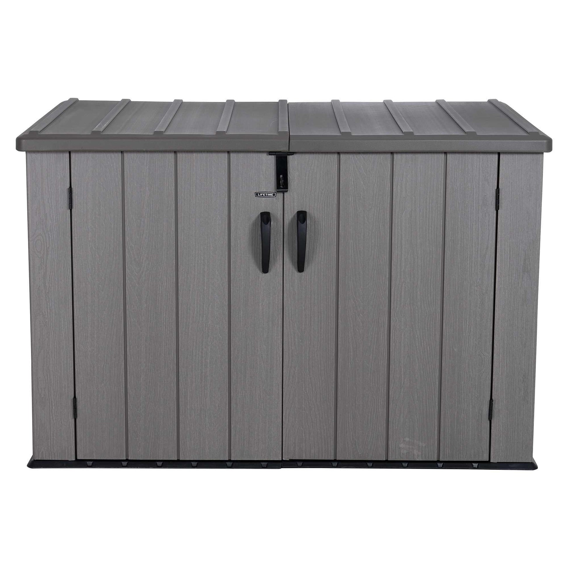 Lifetime Horizontal Storage Shed (75 Cubic Feet) - 60341 - Backyard Provider