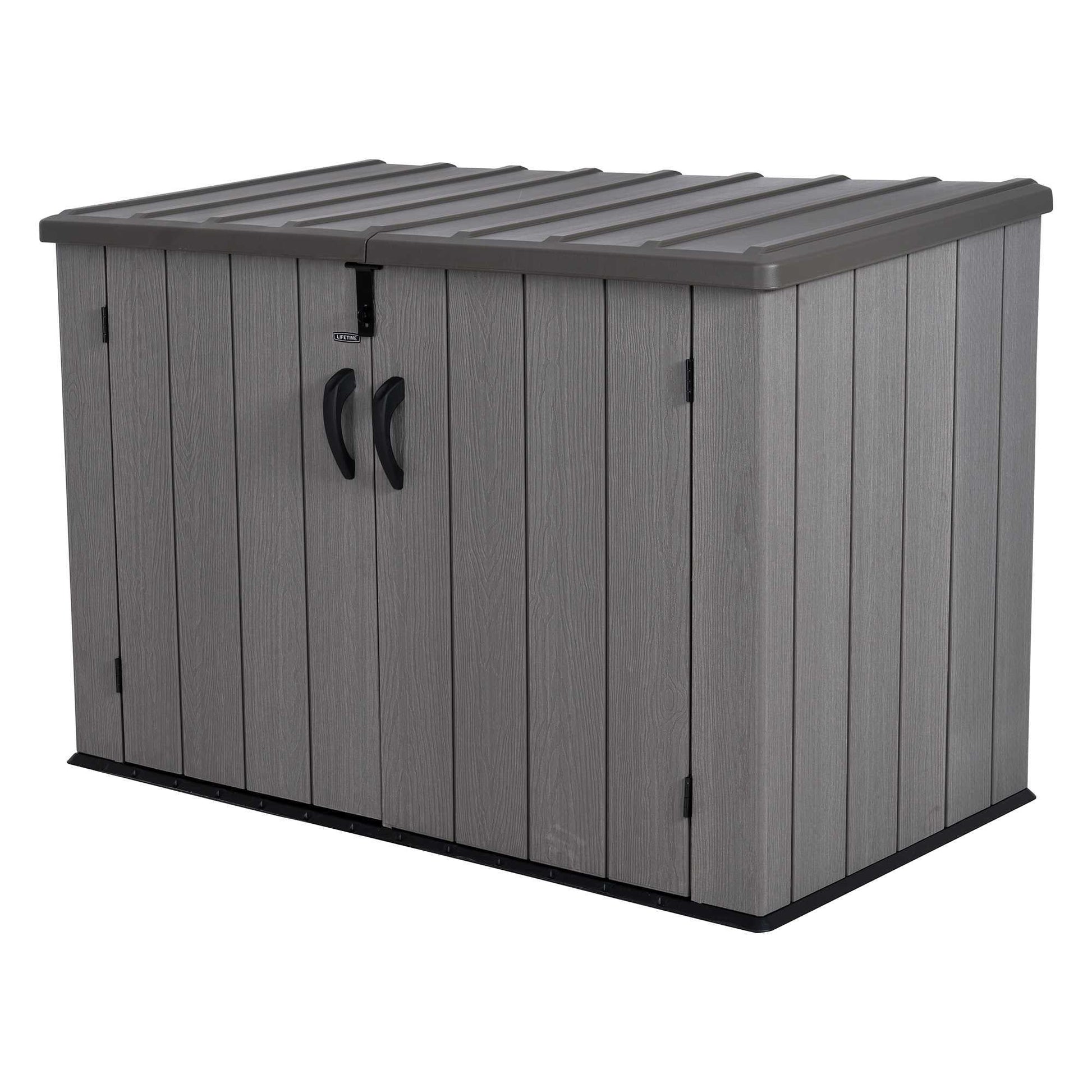 Lifetime Horizontal Storage Shed (75 Cubic Feet) - 60341 - Backyard Provider