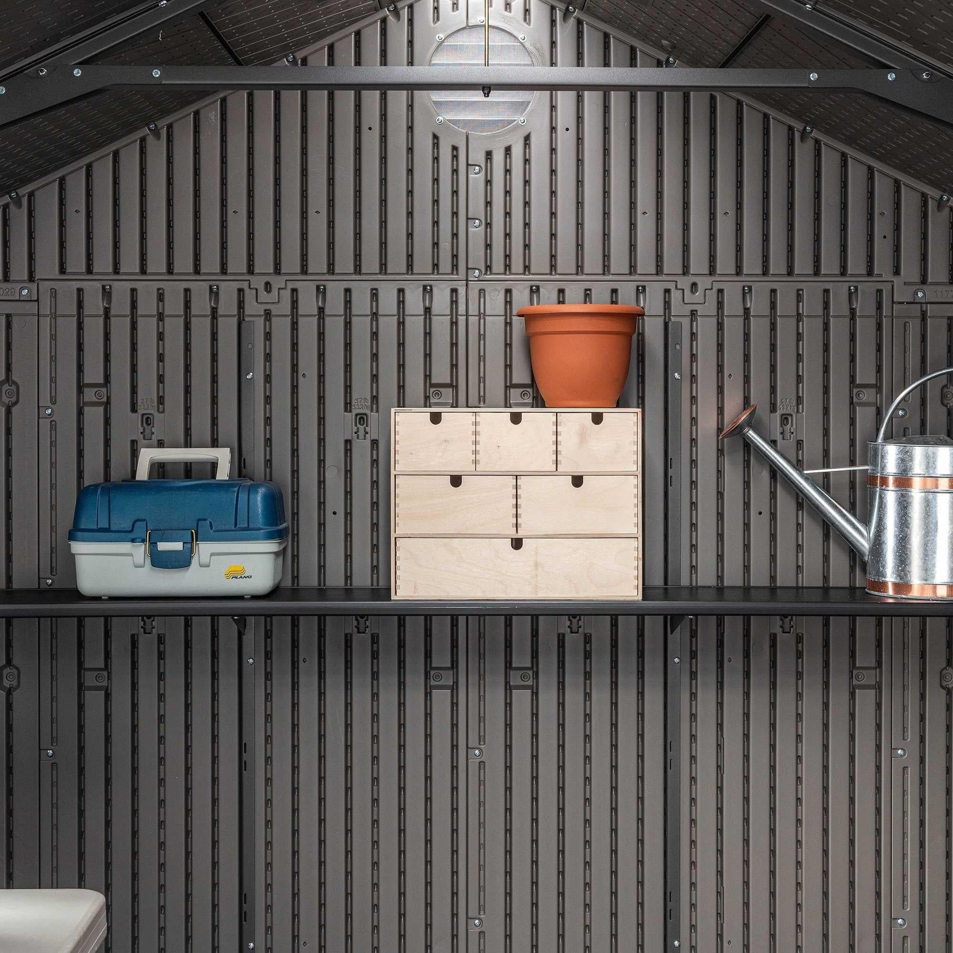 Lifetime 20 Ft. X 8 Ft. Outdoor Storage Shed - 60351 - Backyard Provider